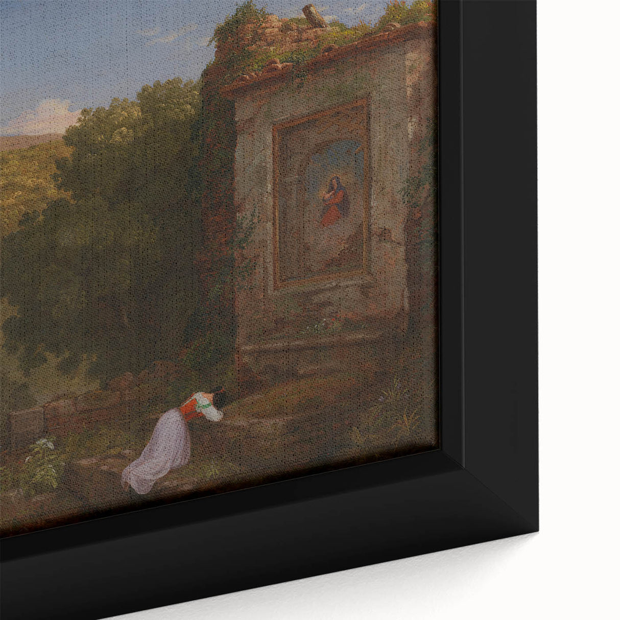 Famous Romantic Era Art: "Il Penseroso" Landscape by Thomas Cole