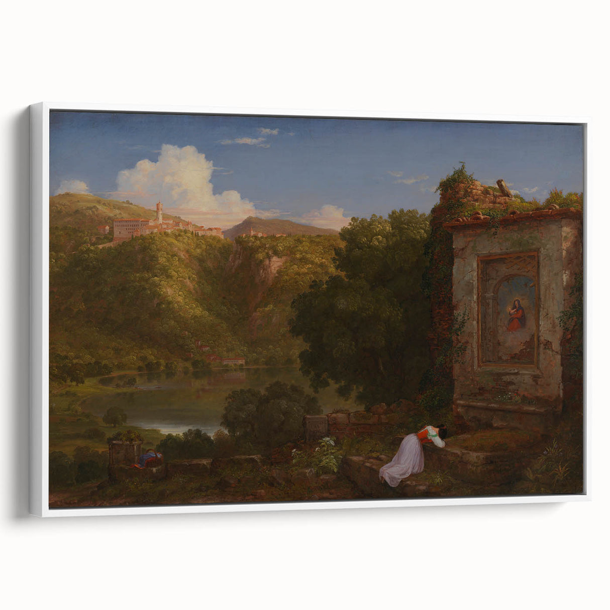 Famous Romantic Era Art: "Il Penseroso" Landscape by Thomas Cole