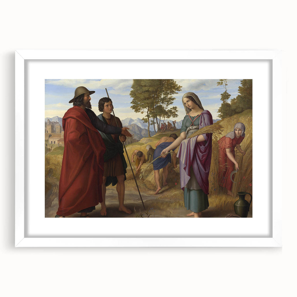 Famous Romantic Era Art: "Ruth in the Field of Boaz" by Julius Schnorr