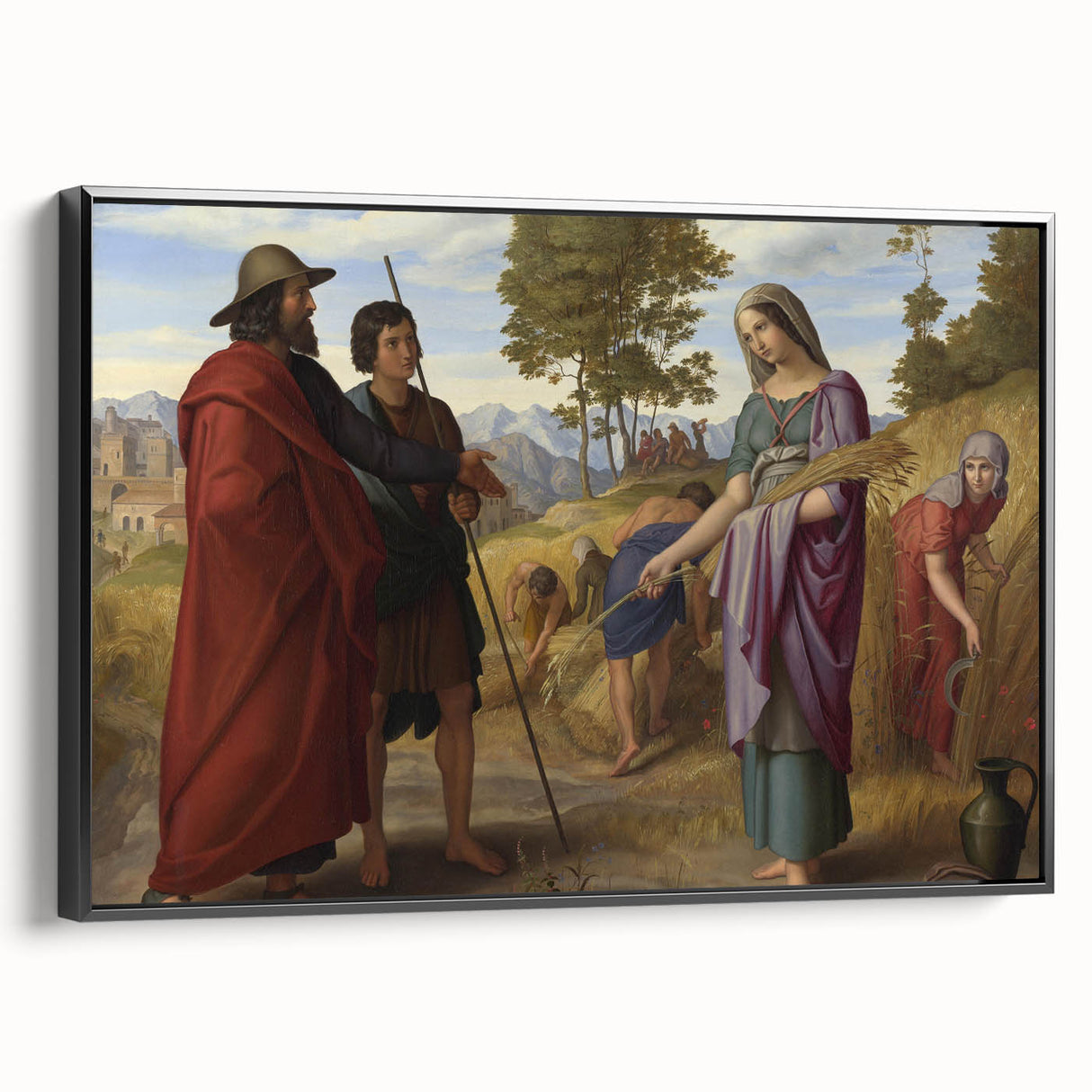 Famous Romantic Era Art: "Ruth in the Field of Boaz" by Julius Schnorr