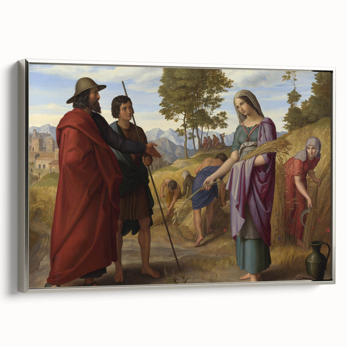 Famous Romantic Era Art: "Ruth in the Field of Boaz" by Julius Schnorr