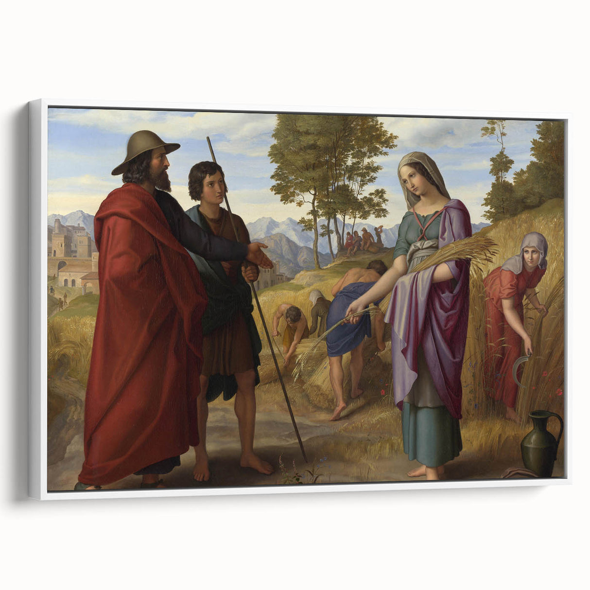 Famous Romantic Era Art: "Ruth in the Field of Boaz" by Julius Schnorr