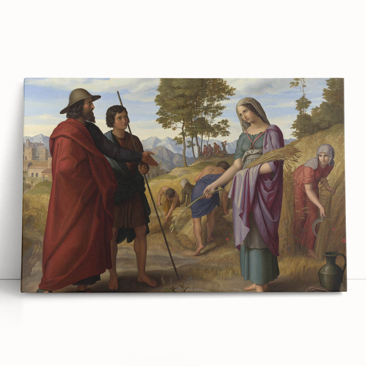 Famous Romantic Era Art: "Ruth in the Field of Boaz" by Julius Schnorr