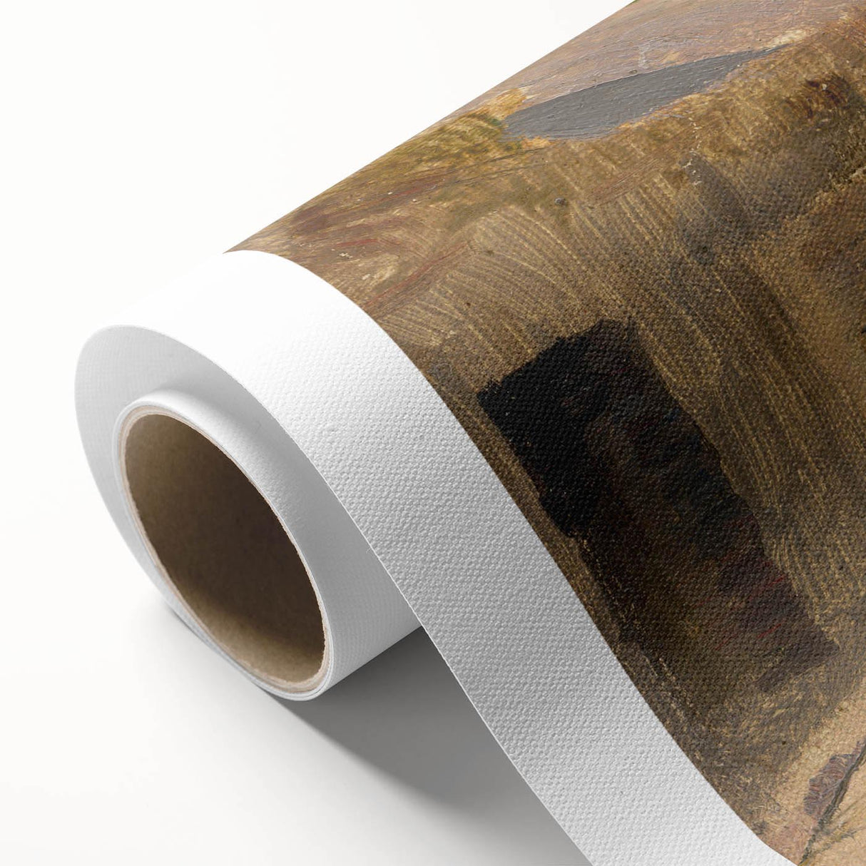 Romantic Art Prints: "Girl in a Farmyard" by László Mednyánszky