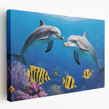 Large canvas print depicting a serene Seychelles beach with palm trees and turquoise water, ideal for kitchen wall art.