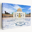 Large canvas print of a Tunisian landscape in earthy tones, suitable for kitchen wall art.