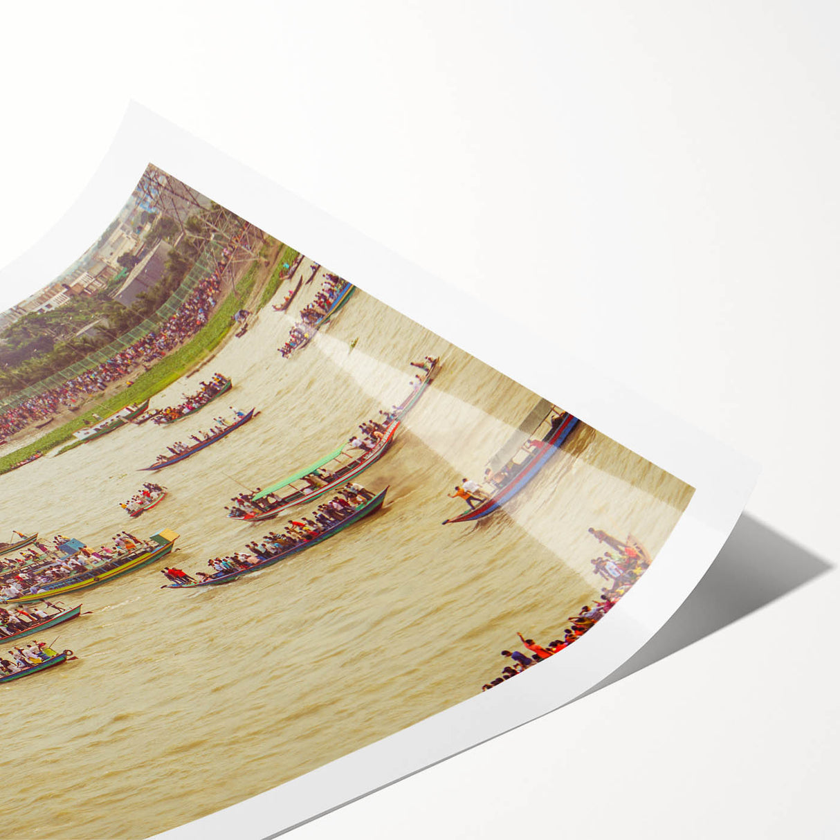 Extra large wall art featuring line art flowers in soft pastel shades on a rolled canvas, ideal for large living room decor.