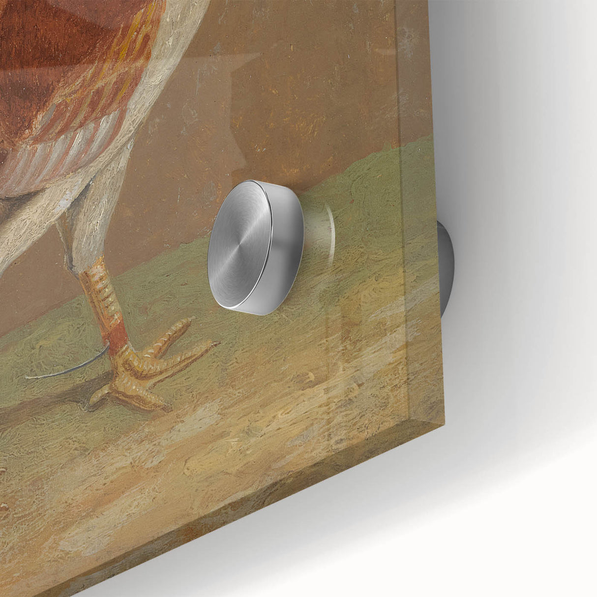 Romantic Era Art: "Pale-Breasted Fighting Cock" by John F. Herring