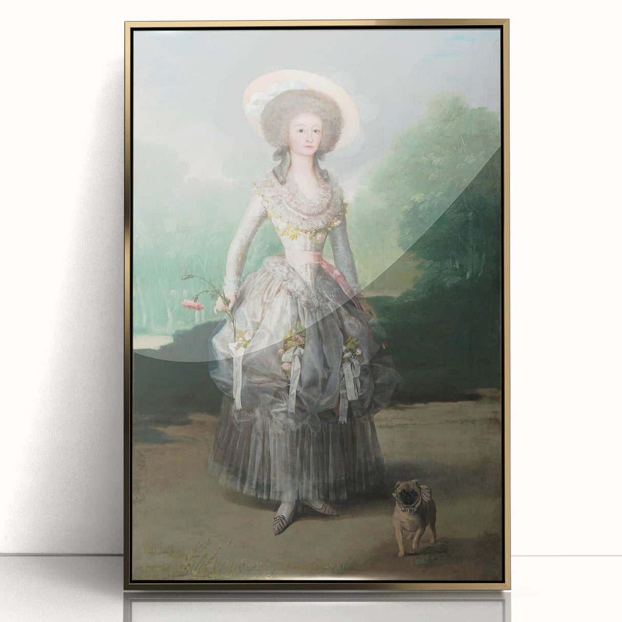 Romantic Era Art: "The Marquesa de Pontejos" by Francisco de Goya