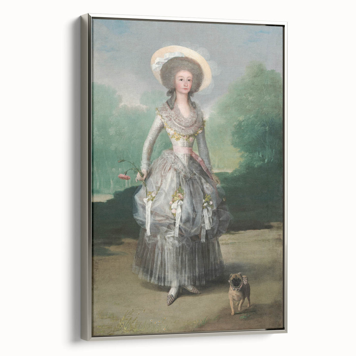 Romantic Era Art: "The Marquesa de Pontejos" by Francisco de Goya