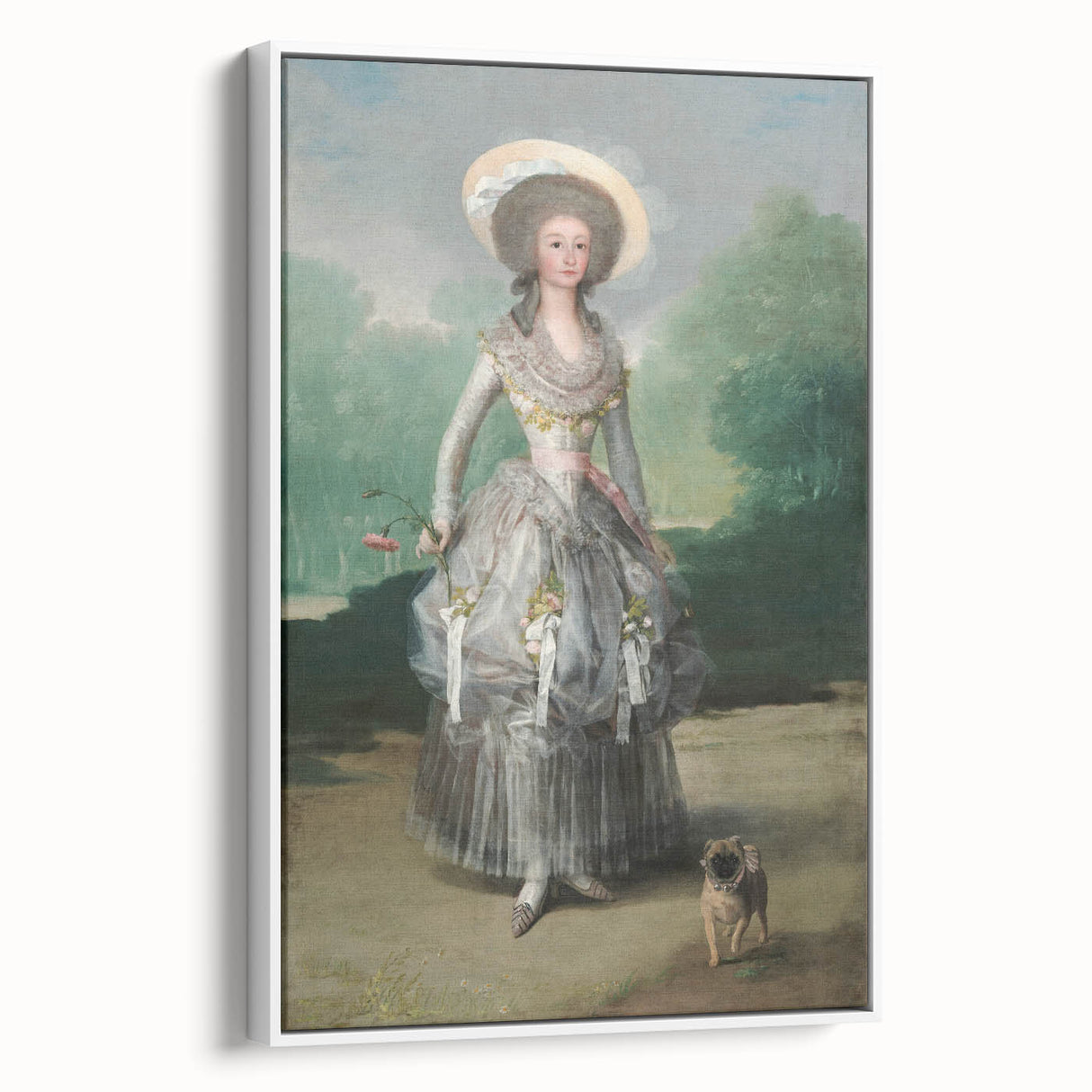 Romantic Era Art: "The Marquesa de Pontejos" by Francisco de Goya