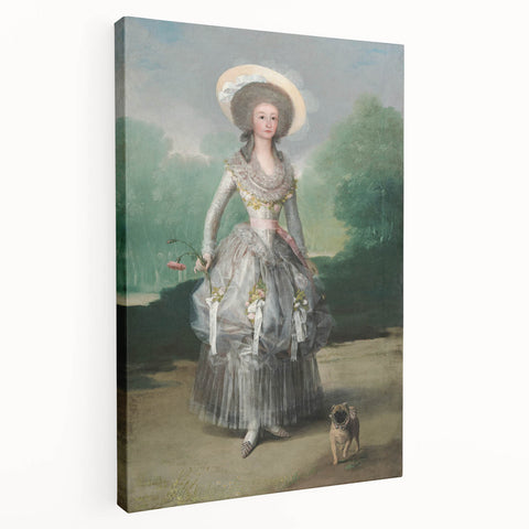 Romantic Era Art: "The Marquesa de Pontejos" by Francisco de Goya