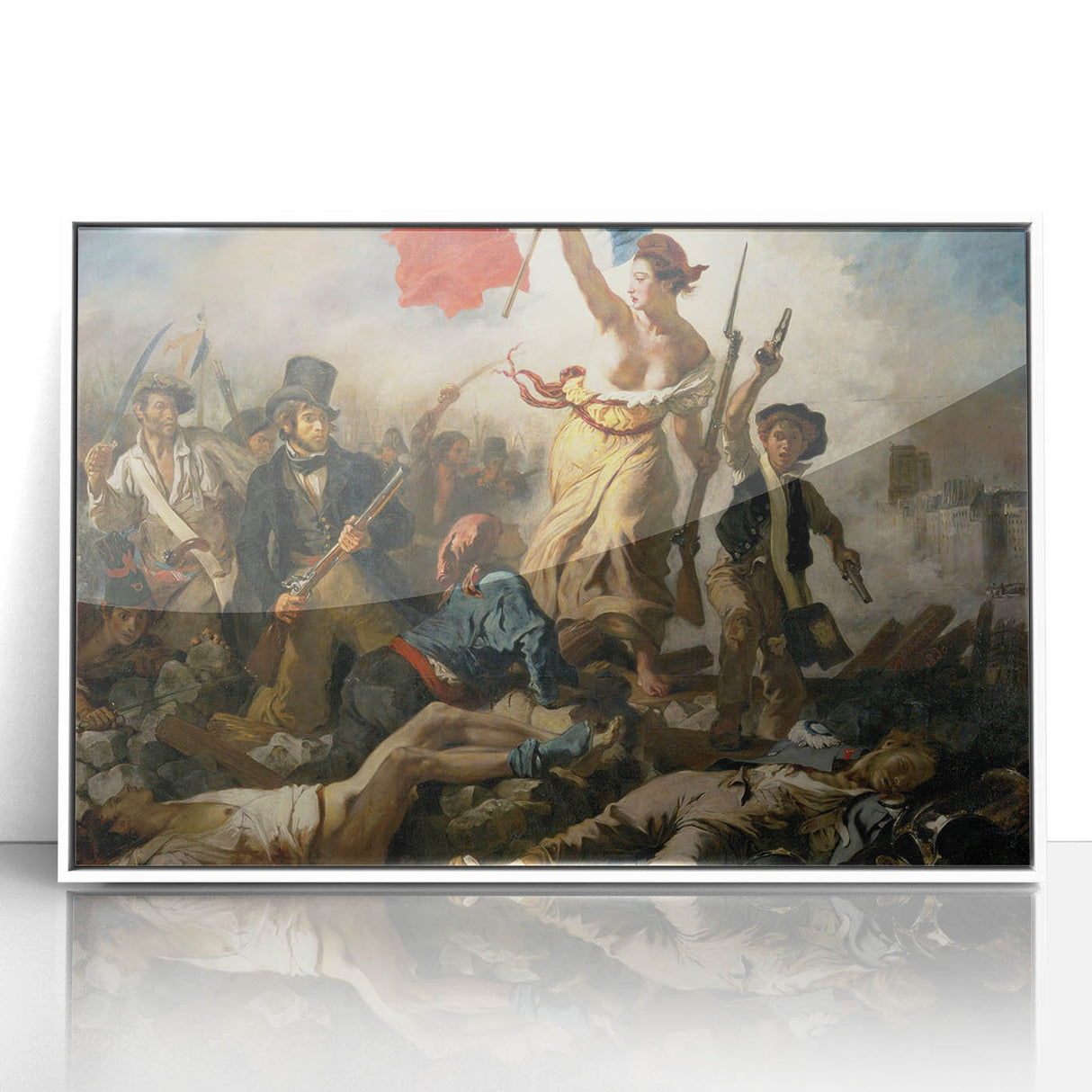 Famous Romantic Era Art: "Liberty Leading the People" by Eugène Delacroix