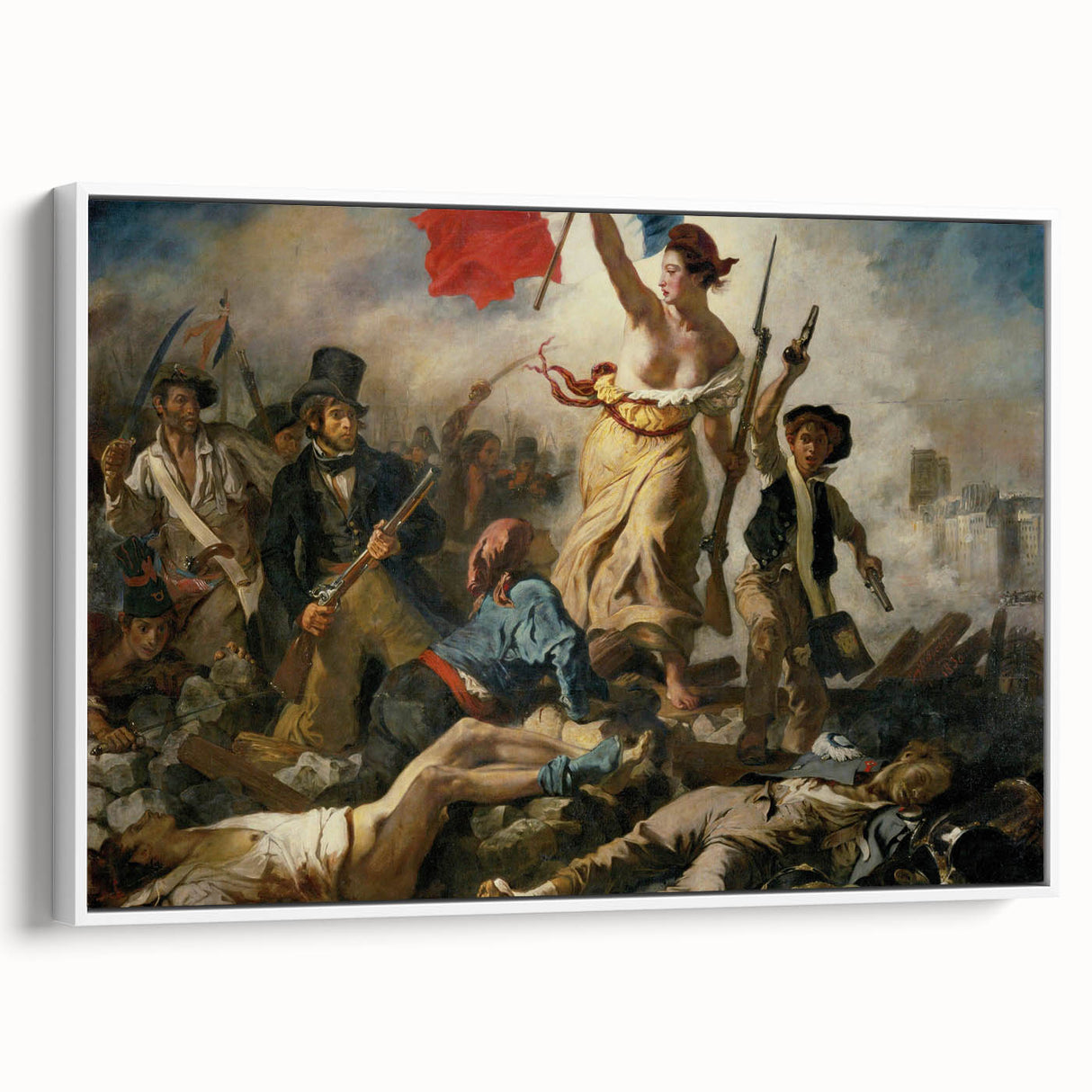 Famous Romantic Era Art: "Liberty Leading the People" by Eugène Delacroix