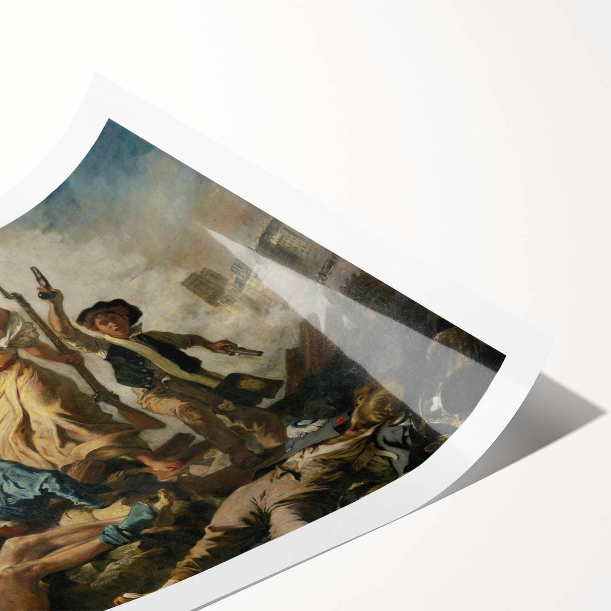 Famous Romantic Era Art: "Liberty Leading the People" by Eugène Delacroix