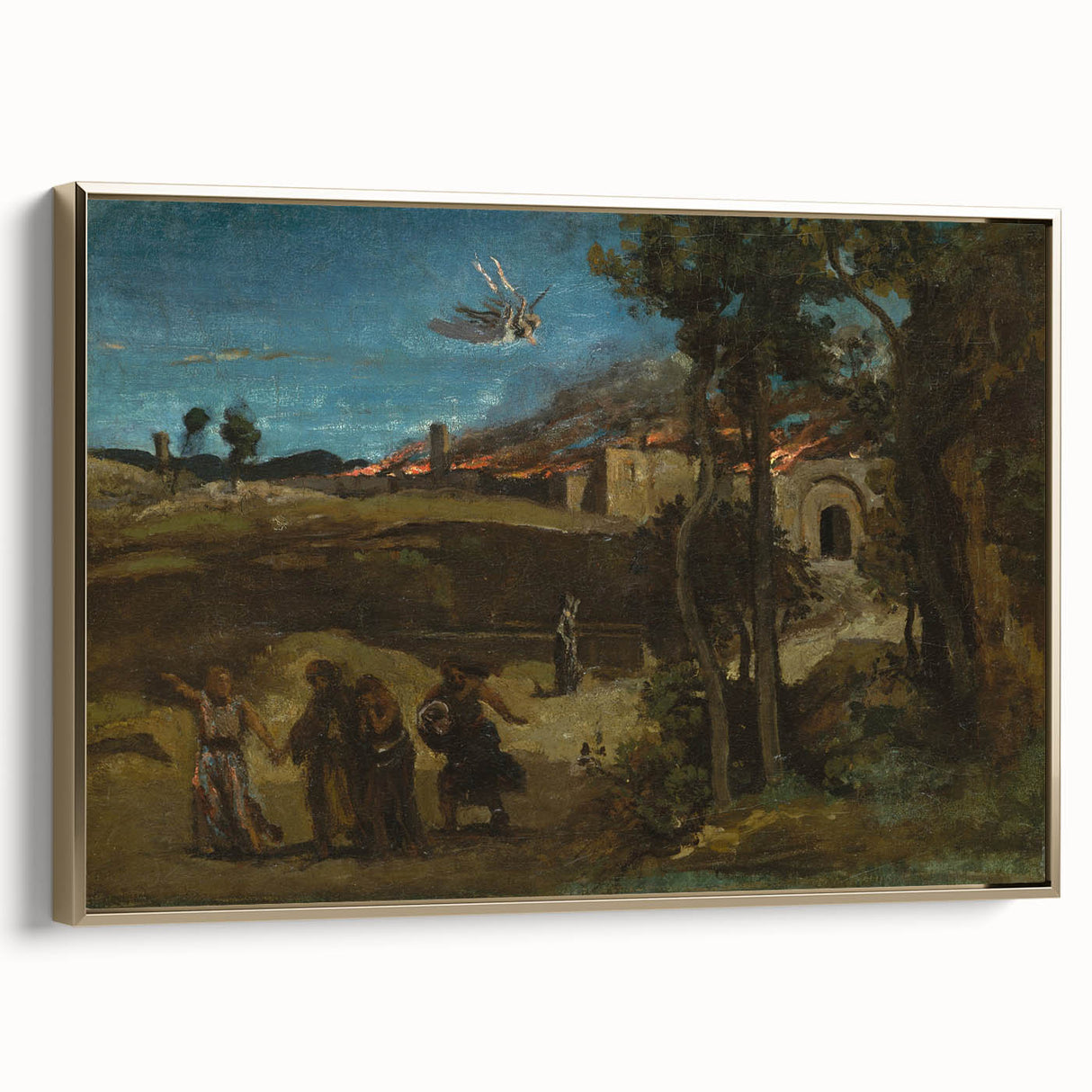 Romanticism Art - The Destruction of Sodom - Famous Romantic Print