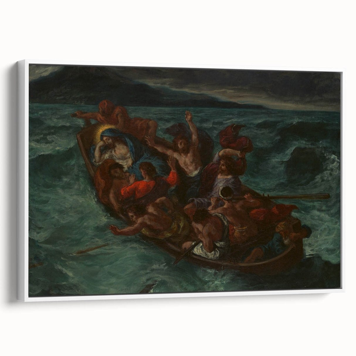 Romanticism Art: "Christ Asleep During the Tempest" by Delacroix