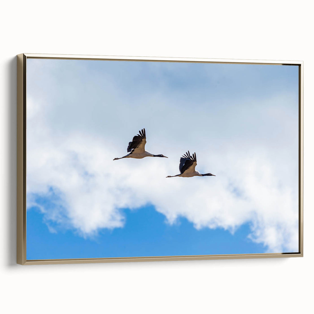 Framed canvas depicting a serene Bhutanese landscape in muted gold and black tones, suitable for bedroom wall art.