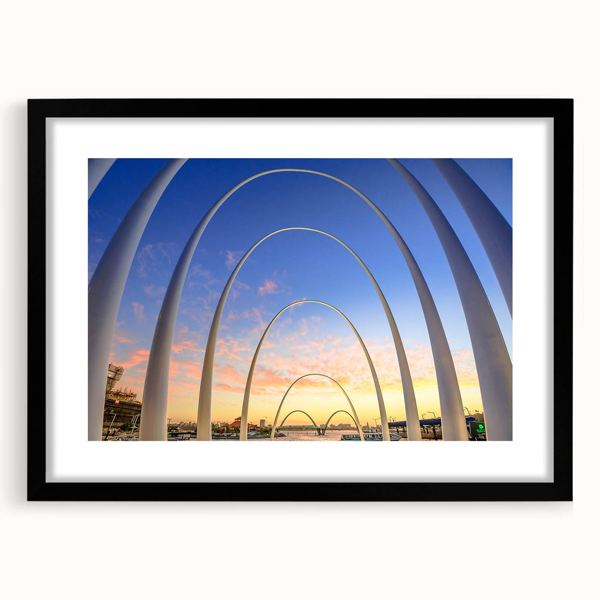 Extra large textured abstract art print of colorful, swirling patterns on a framed black canvas, ideal for living room decor.