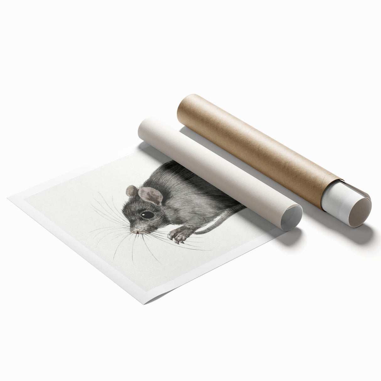 Romanticism Art - Study of a Mouse - Classic Romantic Animal Print