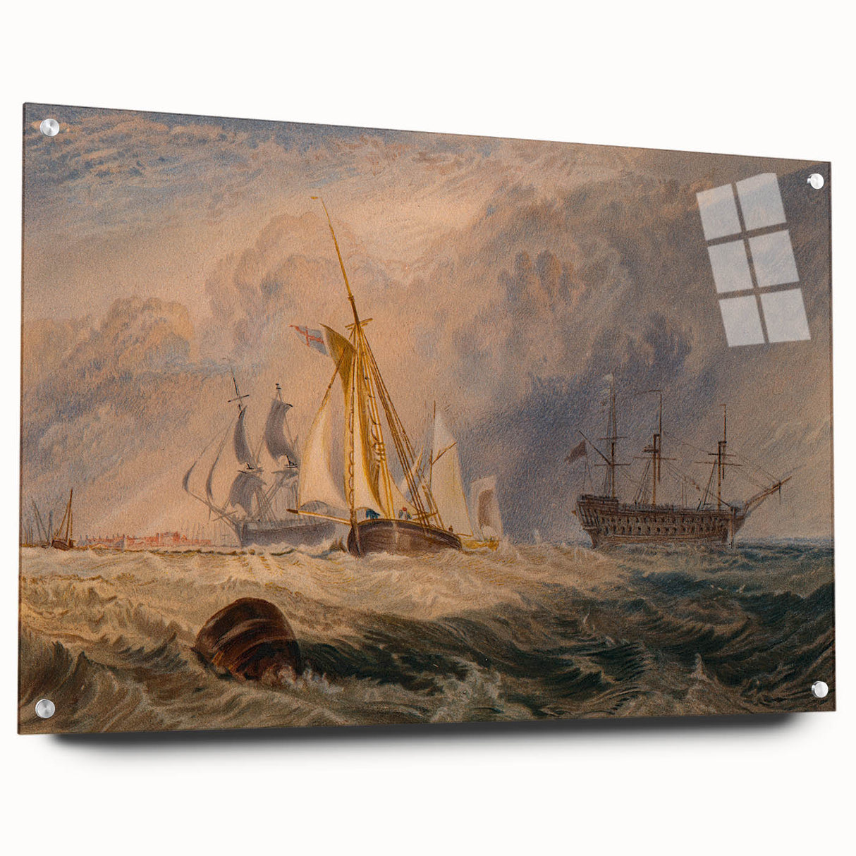 Romanticism Art - Sheerness at Sea - Classic Romantic Nautical Print
