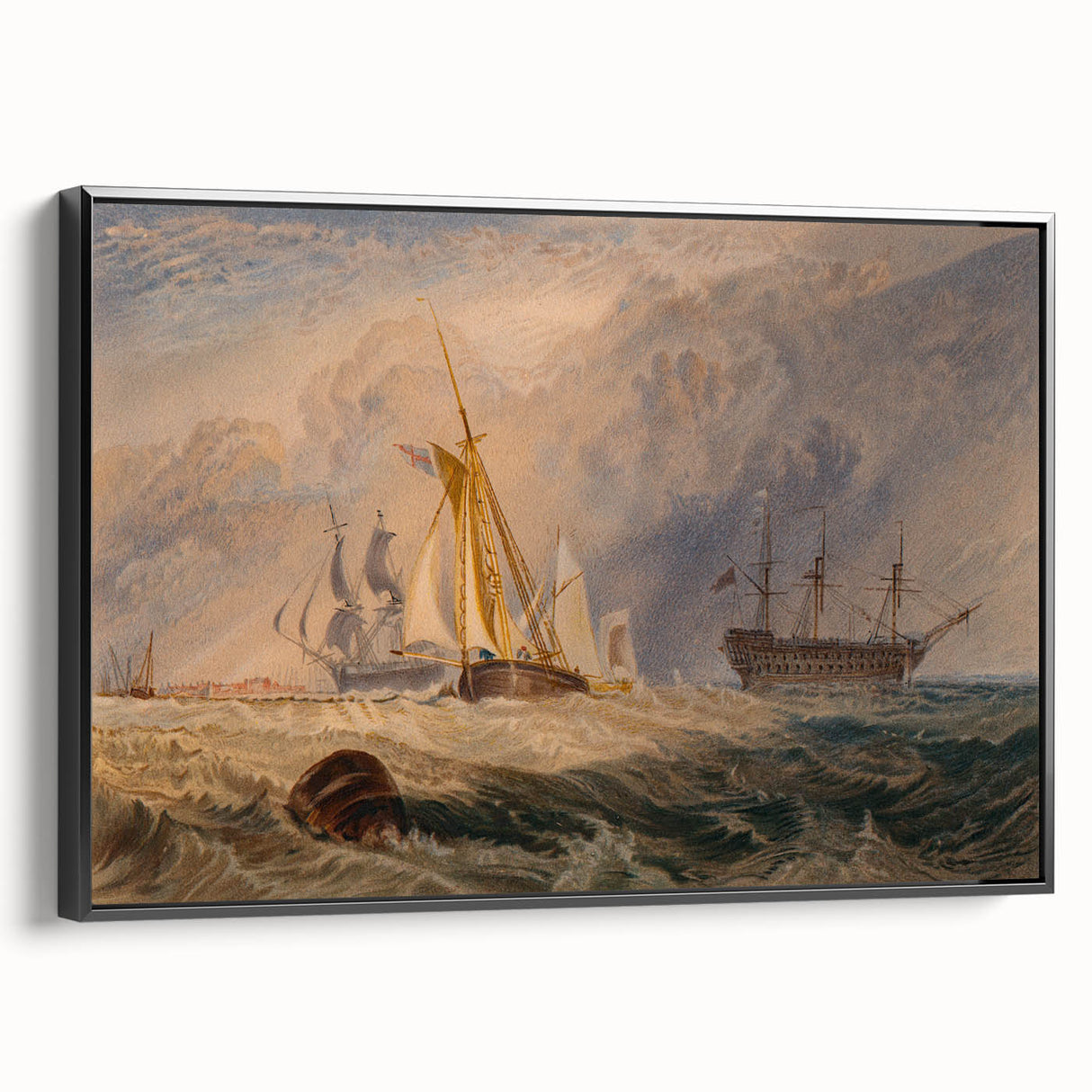 Romanticism Art - Sheerness at Sea - Classic Romantic Nautical Print