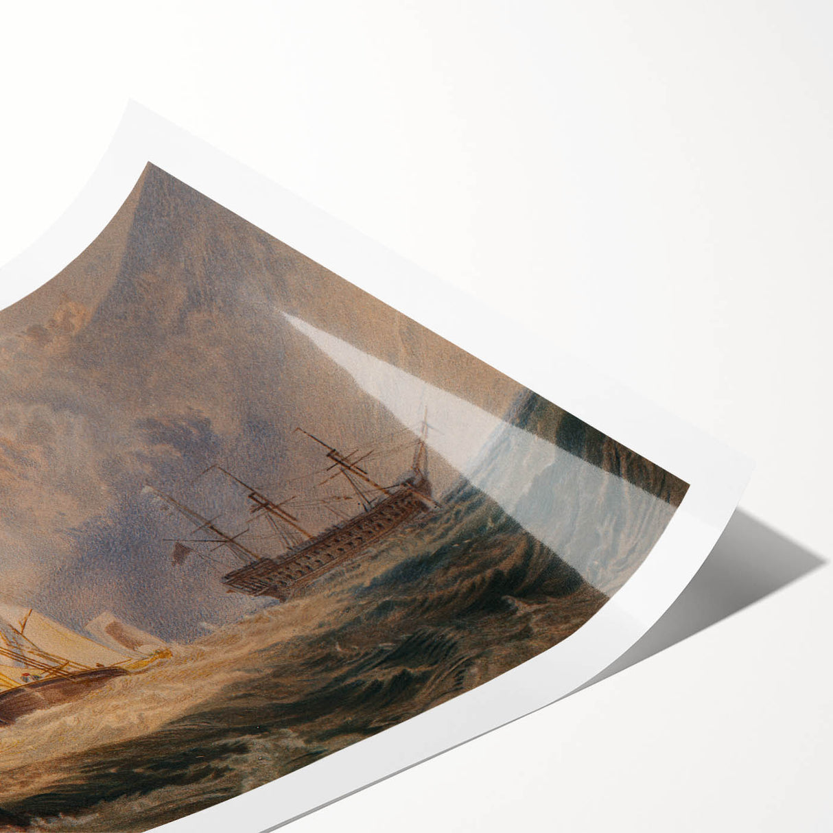 Romanticism Art - Sheerness at Sea - Classic Romantic Nautical Print