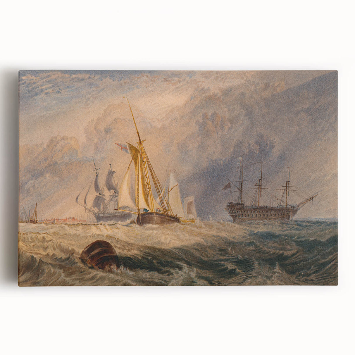 Romanticism Art - Sheerness at Sea - Classic Romantic Nautical Print