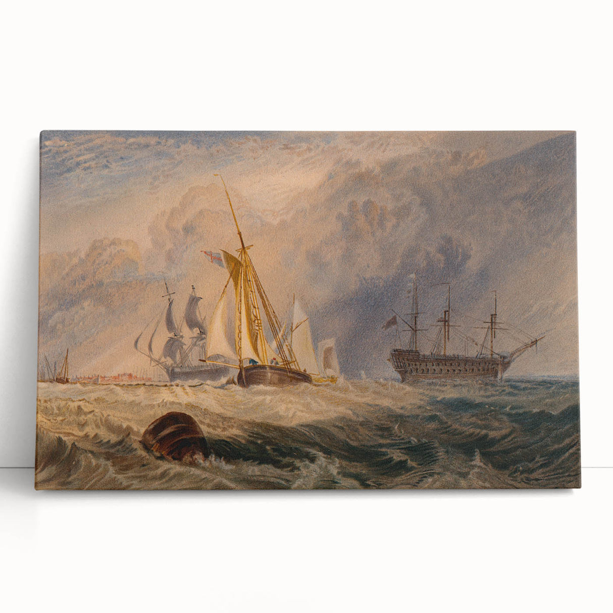 Romanticism Art - Sheerness at Sea - Classic Romantic Nautical Print