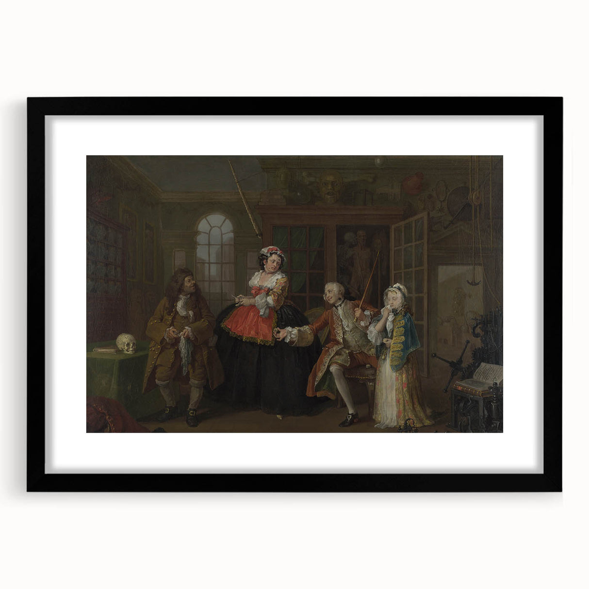 Romanticism Art - Marriage A-la-Mode 3 - Classic Romantic Print