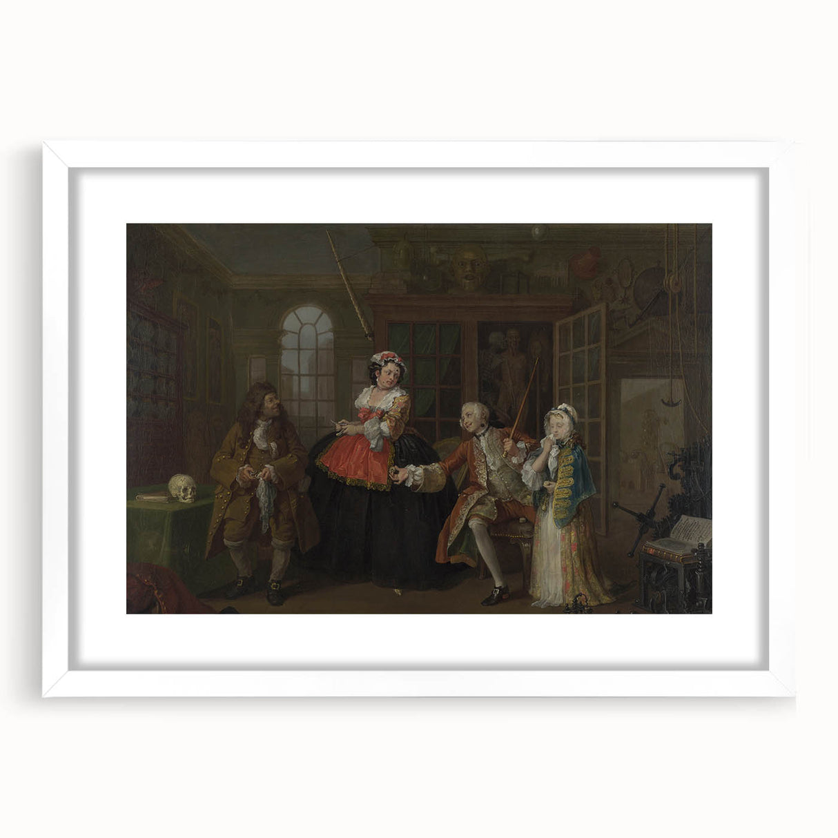 Romanticism Art - Marriage A-la-Mode 3 - Classic Romantic Print