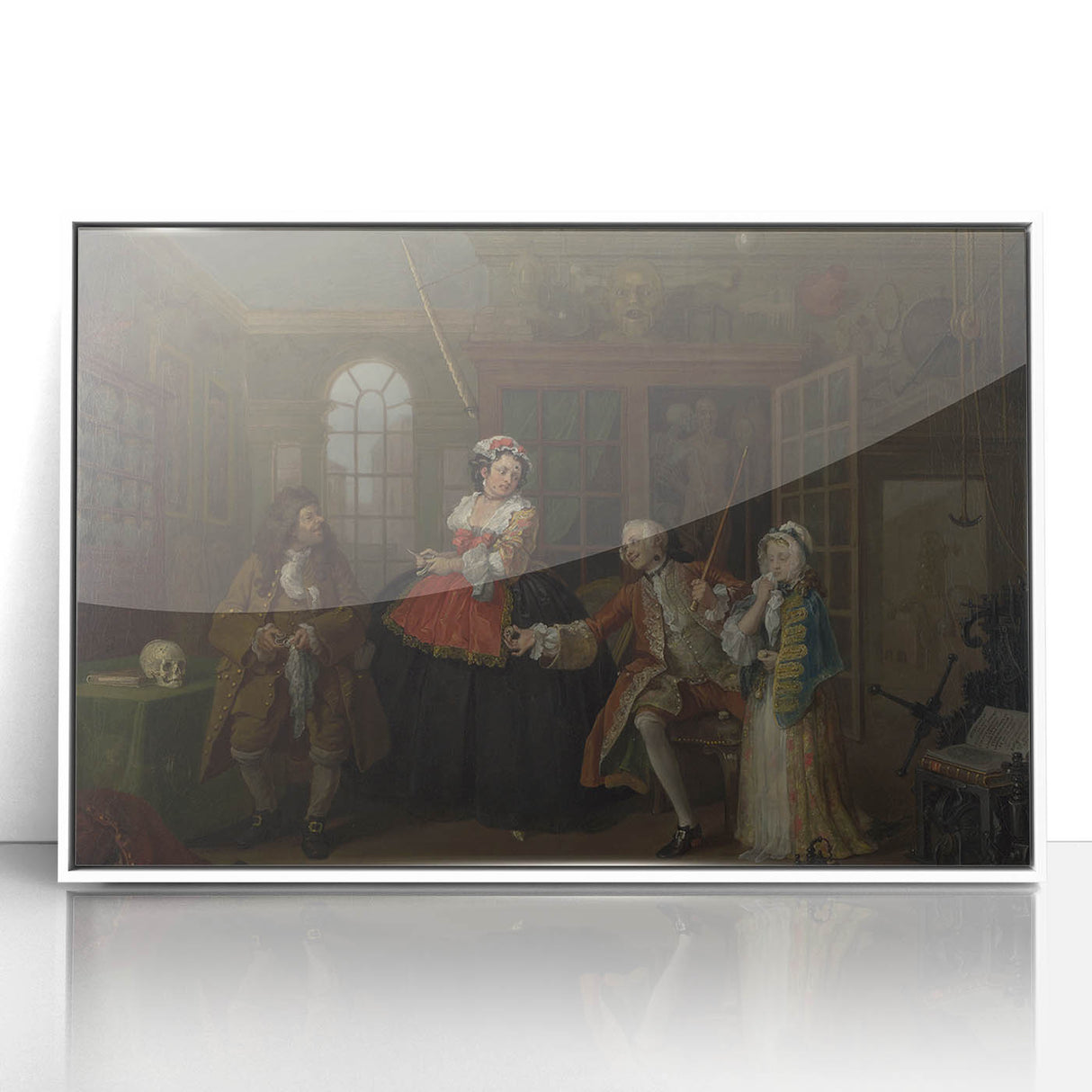 Romanticism Art - Marriage A-la-Mode 3 - Classic Romantic Print