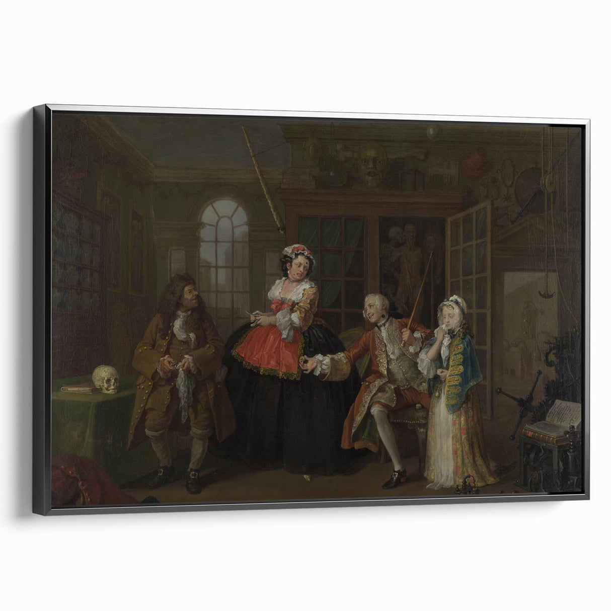 Romanticism Art - Marriage A-la-Mode 3 - Classic Romantic Print