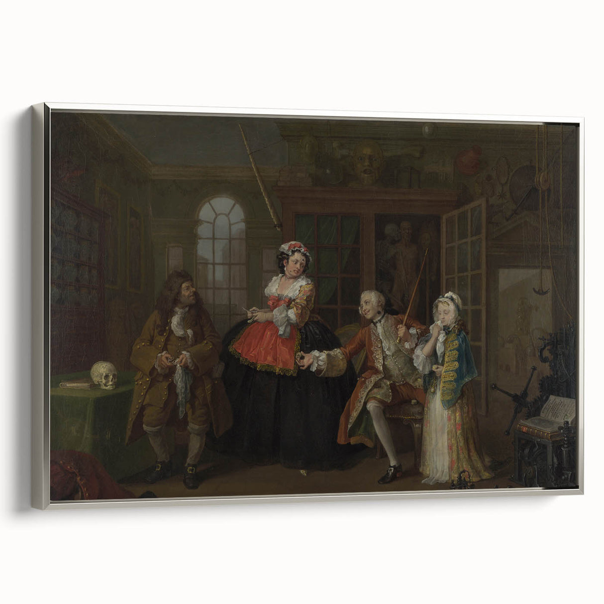 Romanticism Art - Marriage A-la-Mode 3 - Classic Romantic Print