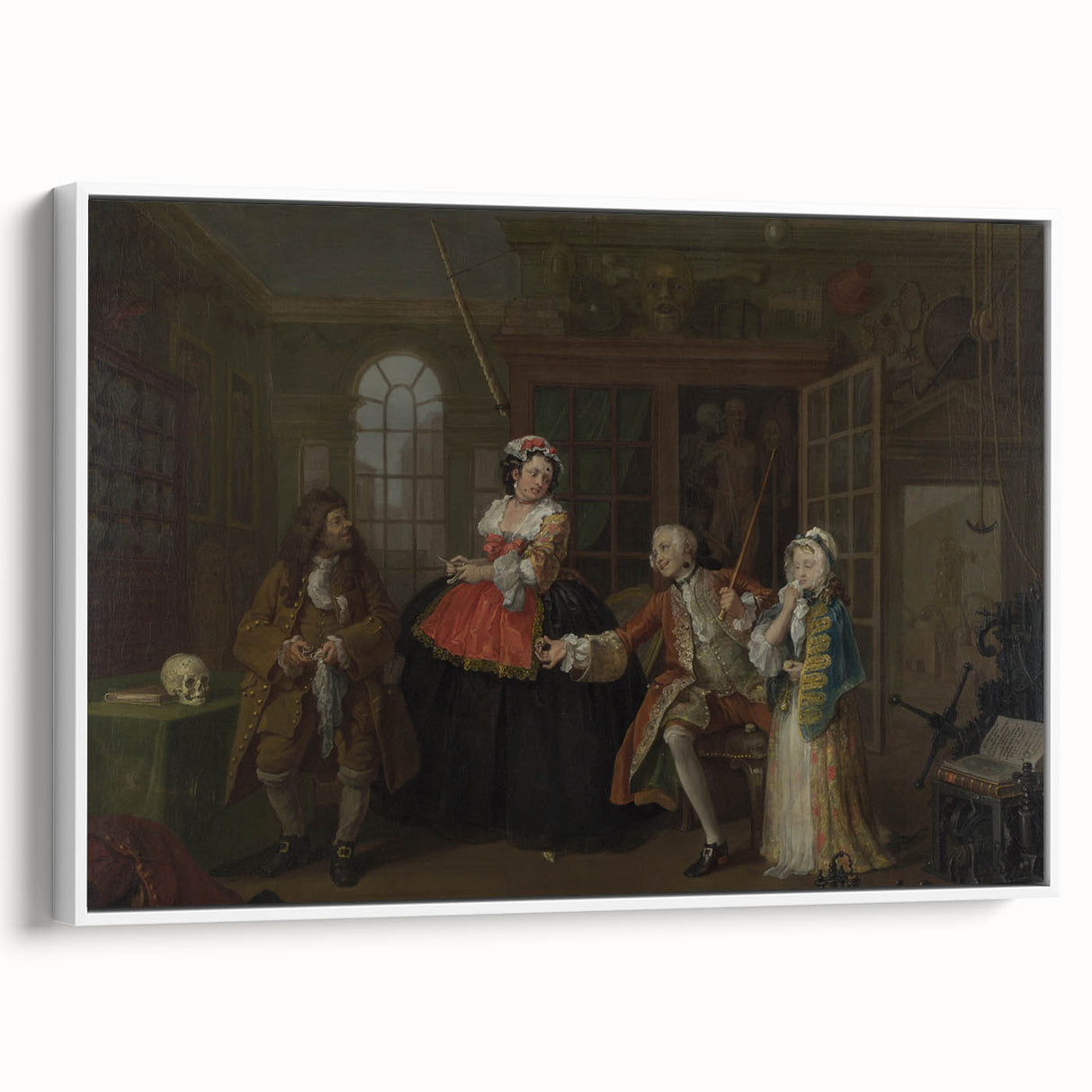 Romanticism Art - Marriage A-la-Mode 3 - Classic Romantic Print