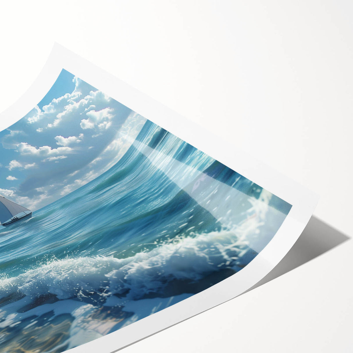 Extra large wall art featuring a minimalist line art of flowers in muted earth tones on a rolled canvas.