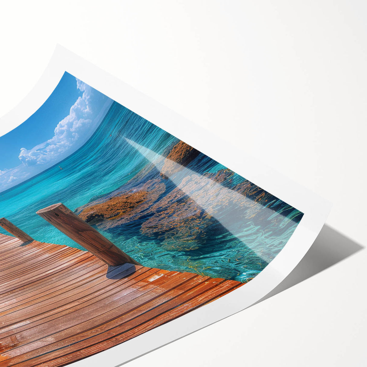 Extra large wall art featuring line art flowers in black on a white background, rolled canvas.