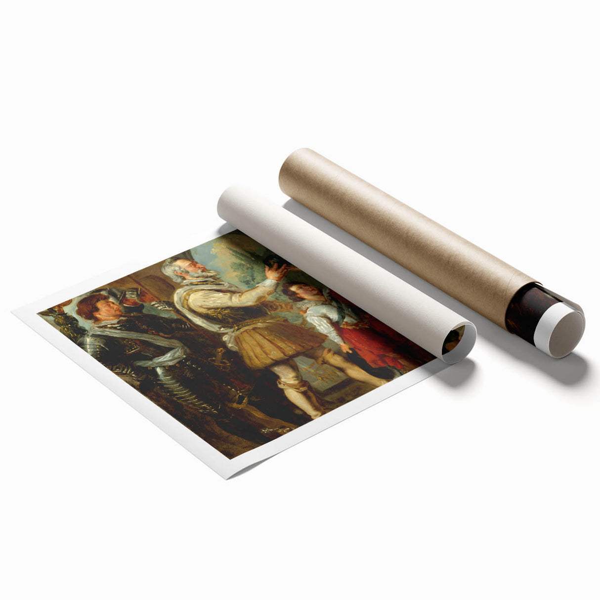 Historical Romanticism Canvas: Henri IV and Marie de’ Medici by Delacroix