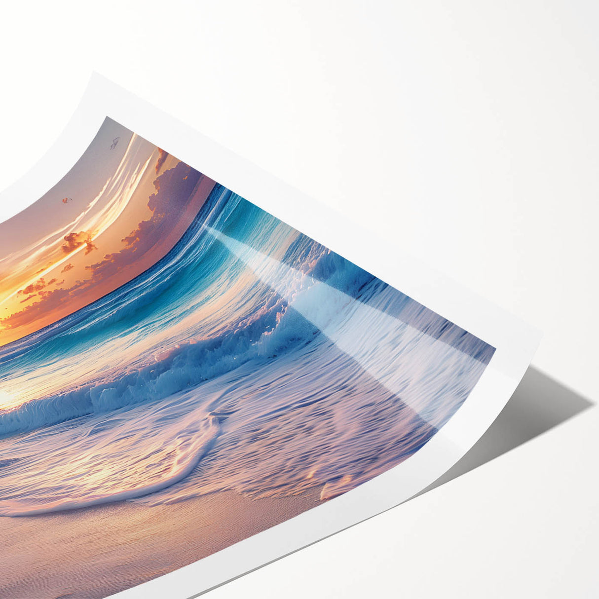 Extra large wall art featuring line art flowers in muted tones on rolled canvas, ideal for large living room wall decor.