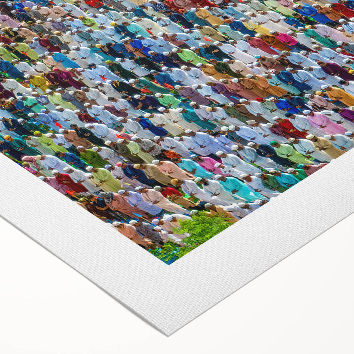 Art deco poster of Bangladesh scenery in muted earth tones on rolled canvas, suitable for dining room decor.