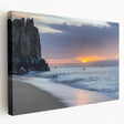 Large canvas print of Baja California scenery in muted earth tones, suitable for kitchen wall art.