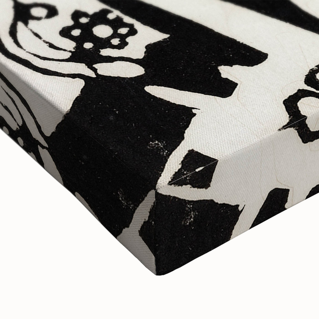 Modern Expressionism Wall Art | Abstract Black and White Print