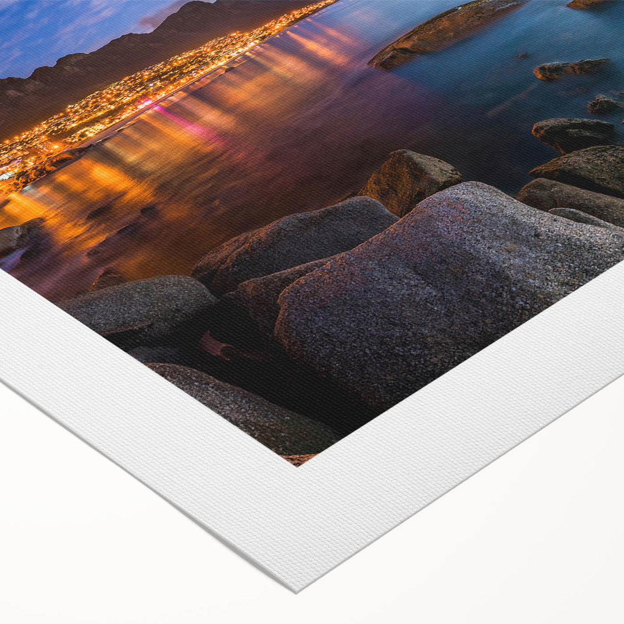 Art deco poster featuring a stylized African scenery in muted earth tones on rolled canvas, suitable for dining room decor.