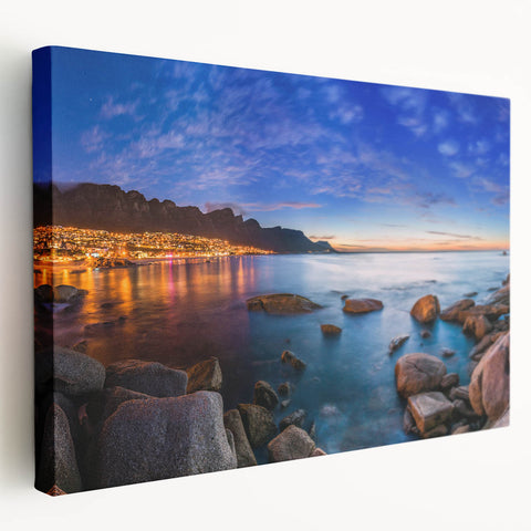 Large canvas print depicting a vibrant African savannah scene, suitable for kitchen wall art.