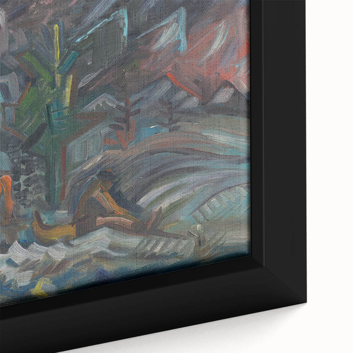 Expressionist Art - Resting Farmers by Arnold Peter Weisz-Kubínčan