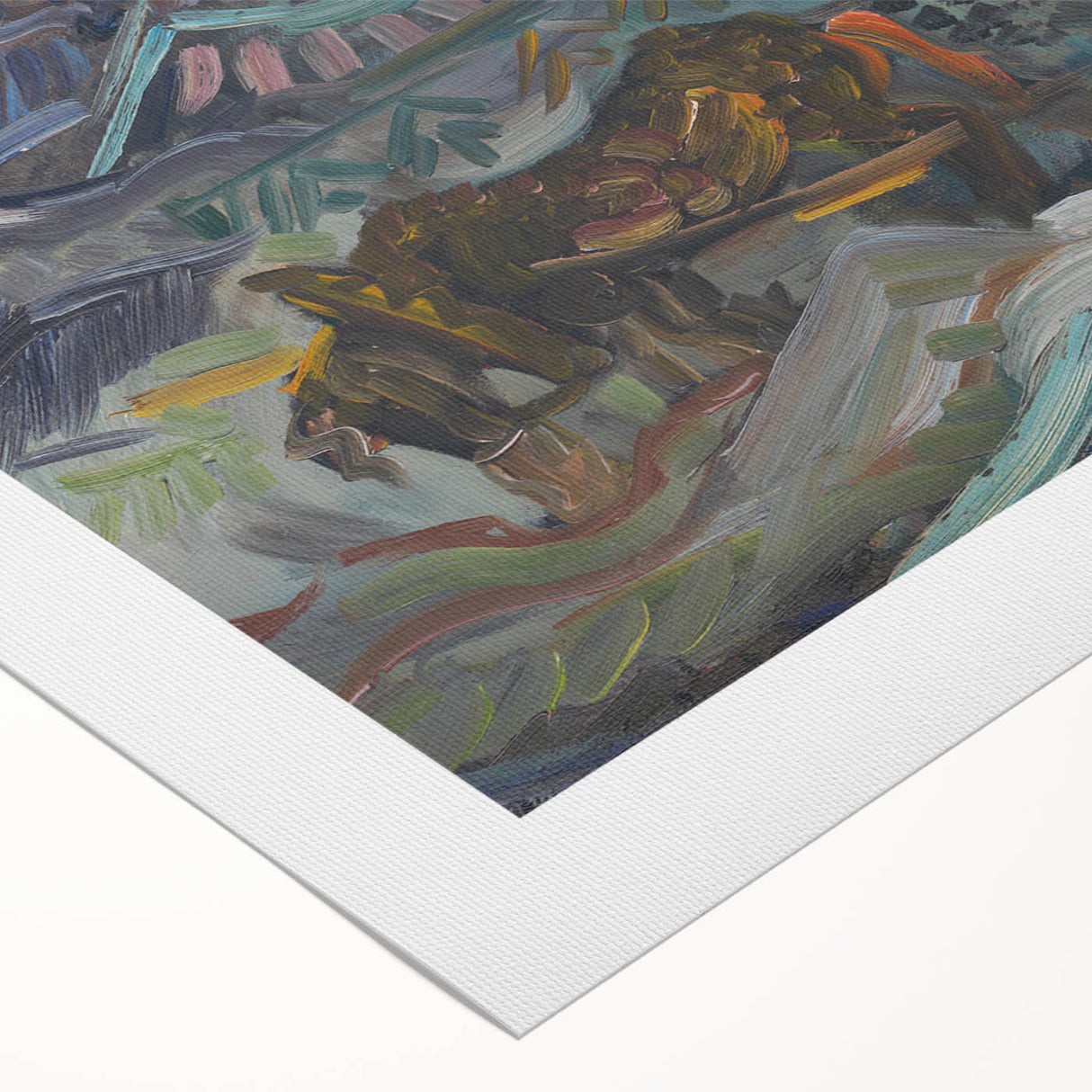 Expressionist Art - Resting Farmers by Arnold Peter Weisz-Kubínčan