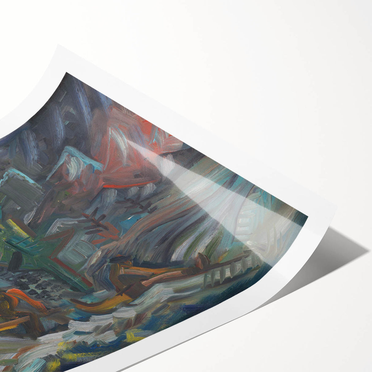 Expressionist Art - Resting Farmers by Arnold Peter Weisz-Kubínčan