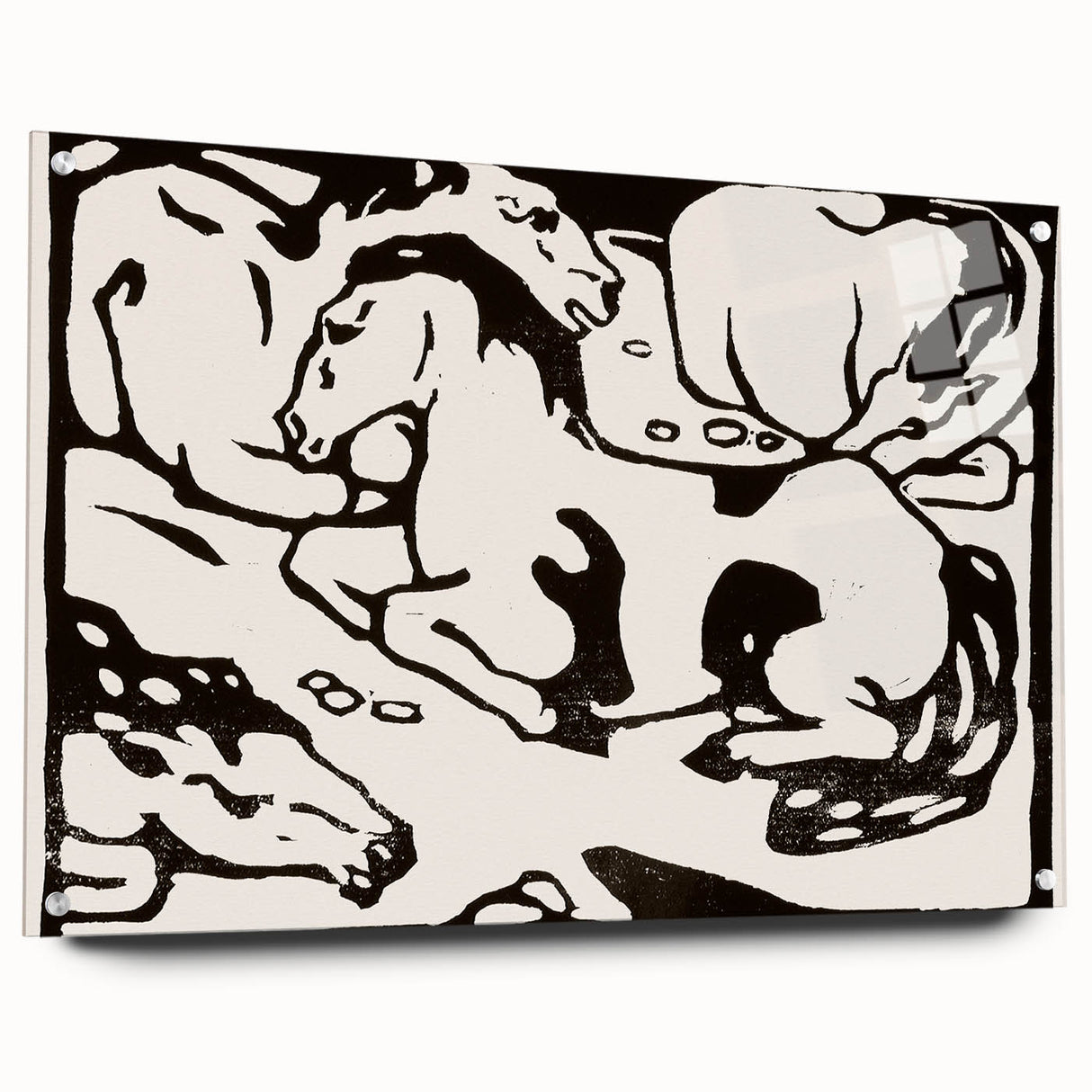 Expressionist Art - Resting Horses by Franz Marc