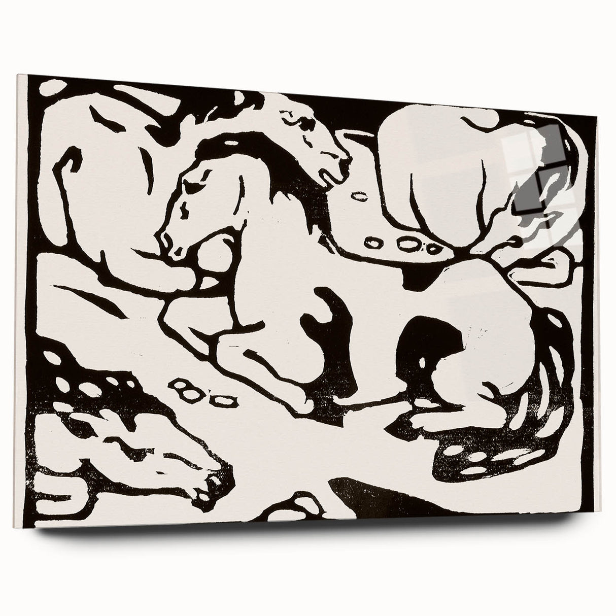 Expressionist Art - Resting Horses by Franz Marc