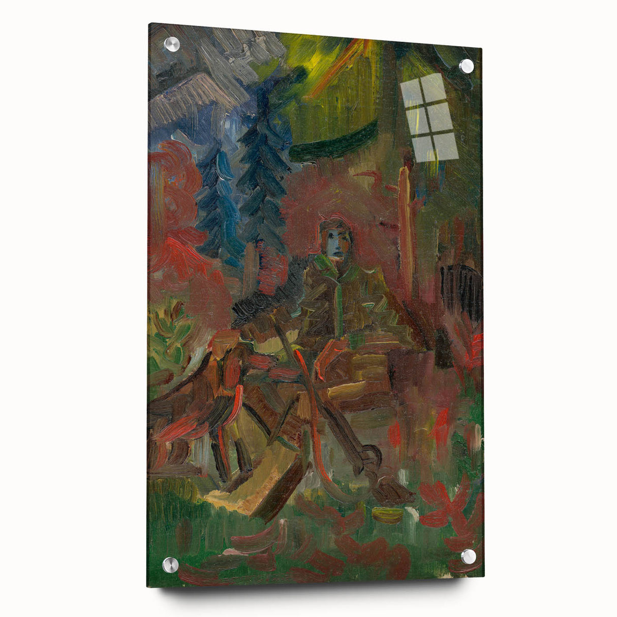 Expressionist Art - Resting Huntsman by Arnold Peter Weisz-Kubínčan